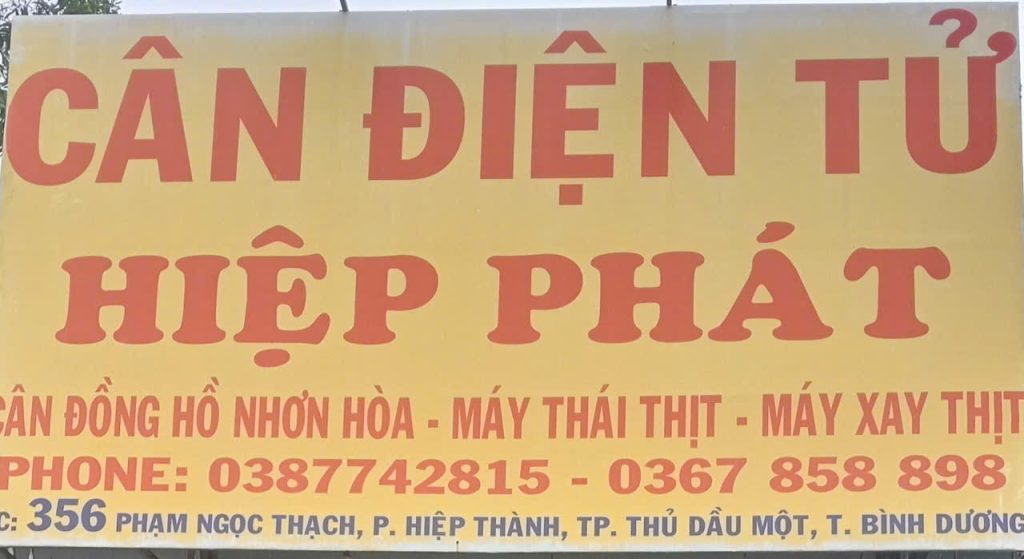 Cân Điện Tử Hiệp Phát Thủ Dầu Một Bình Dương